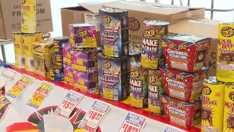 Fireworks stands running low on supplies