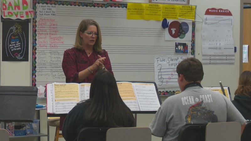 Band director will play on national tv for the first time.