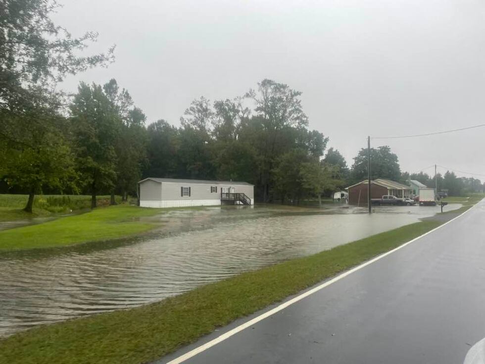 Floods from Tropical Storm Ophelia in Winterville