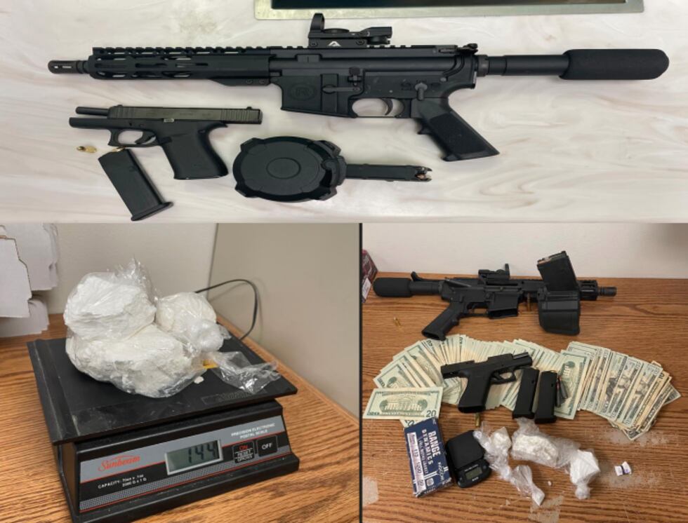 Deputies say they found drugs, guns, and money when they raided a home associated with Ervin...