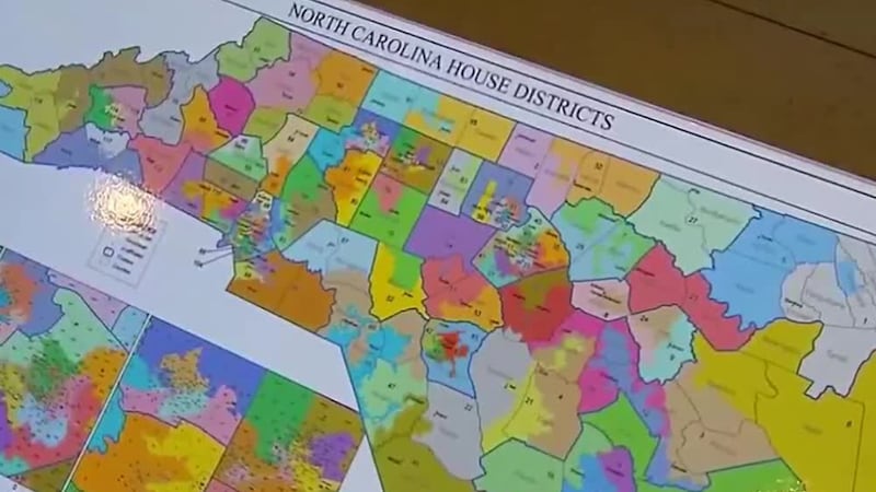 NC redistricting map