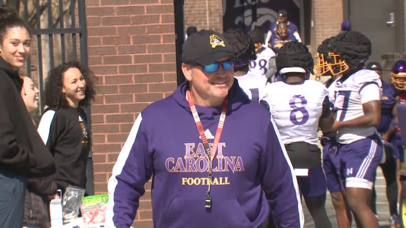 ECU head football coach Mike Houston