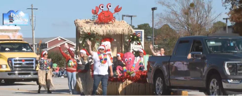 Jacksonville Holiday Parade float