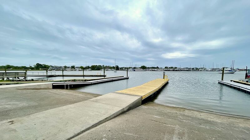 The boating access is open once again.