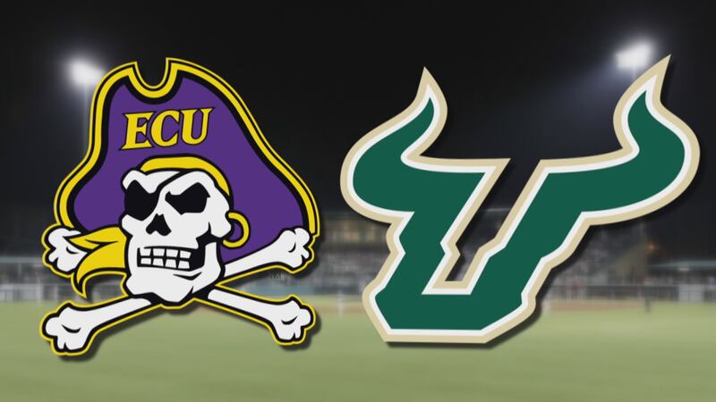 ECU baseball at USF