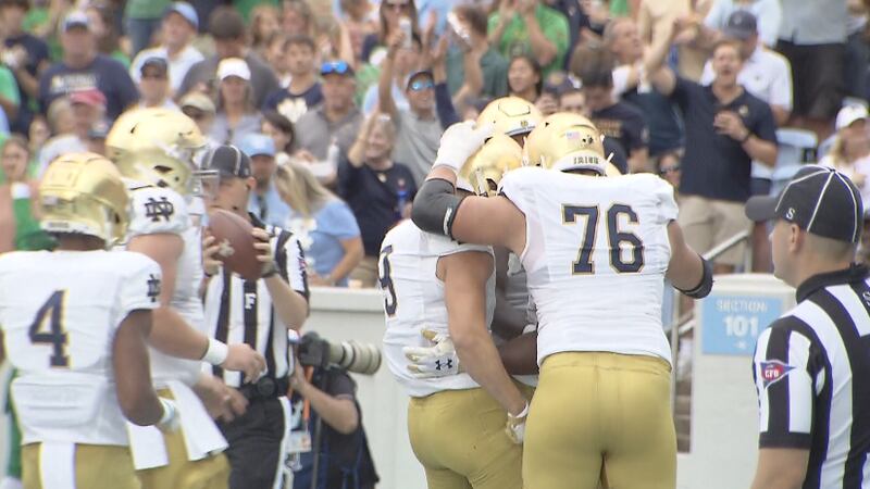 Notre Dame deals UNC first loss