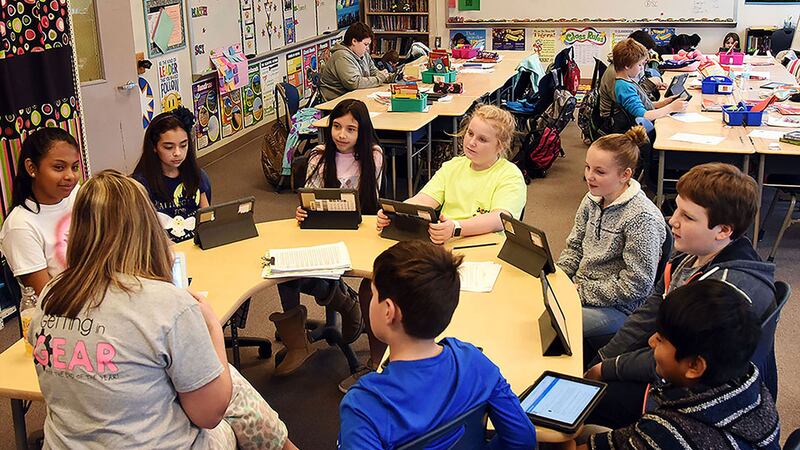 Since 2014, iPads for every K-12 student and an array of Apple devices in every classroom have...