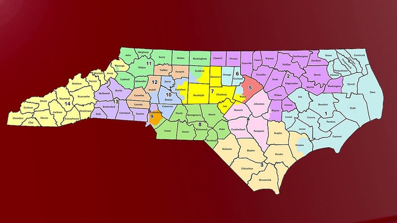This redistricting map was passed by state lawmakers on November 1st.
