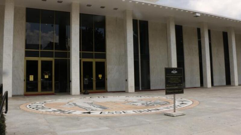 The North Carolina Legislative Building in downtown Raleigh. Photo taken August 17, 2018.