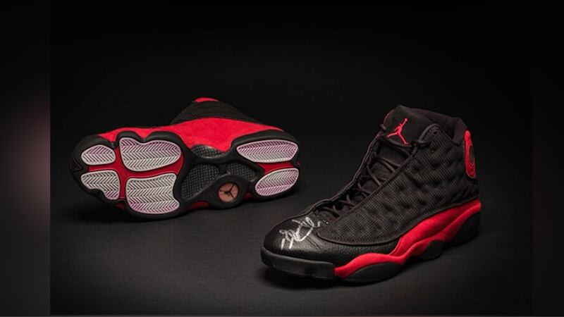 A pair of Michael Jordan's shoes could fetch up to $4 million at auction.
