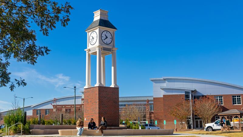 Recent additions to the Ed & Joan Warren Clock Tower at PCC give students a place to sit and...