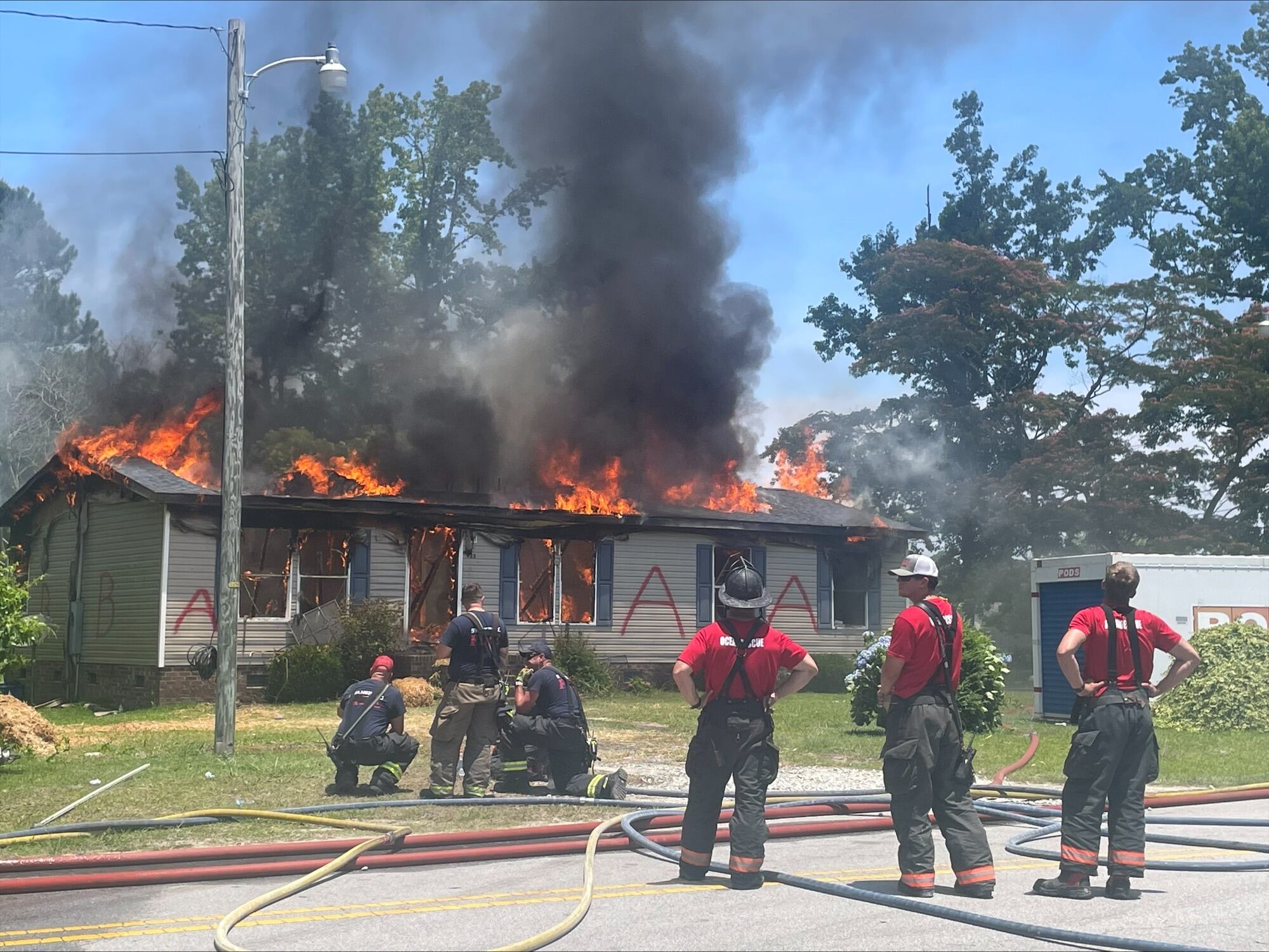 ENC fire officials hold live burn training exercise - Vimarsana News