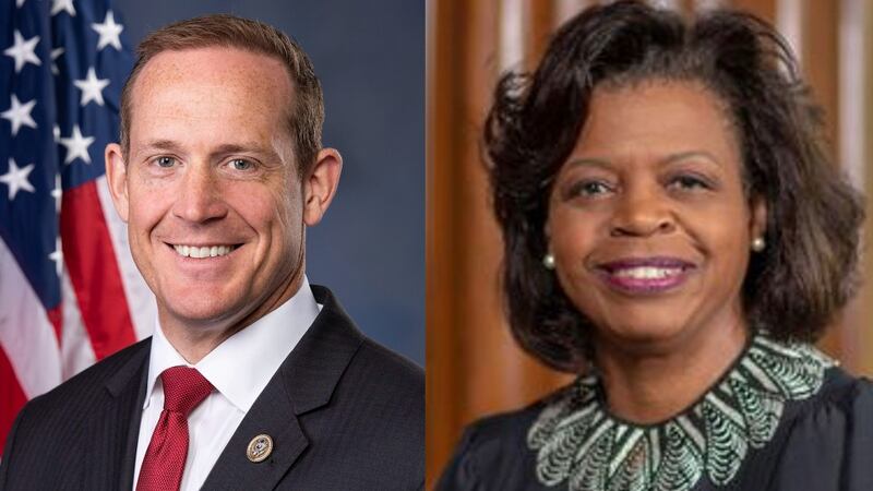 (left) Ted Budd (right) Cheri Beasley
