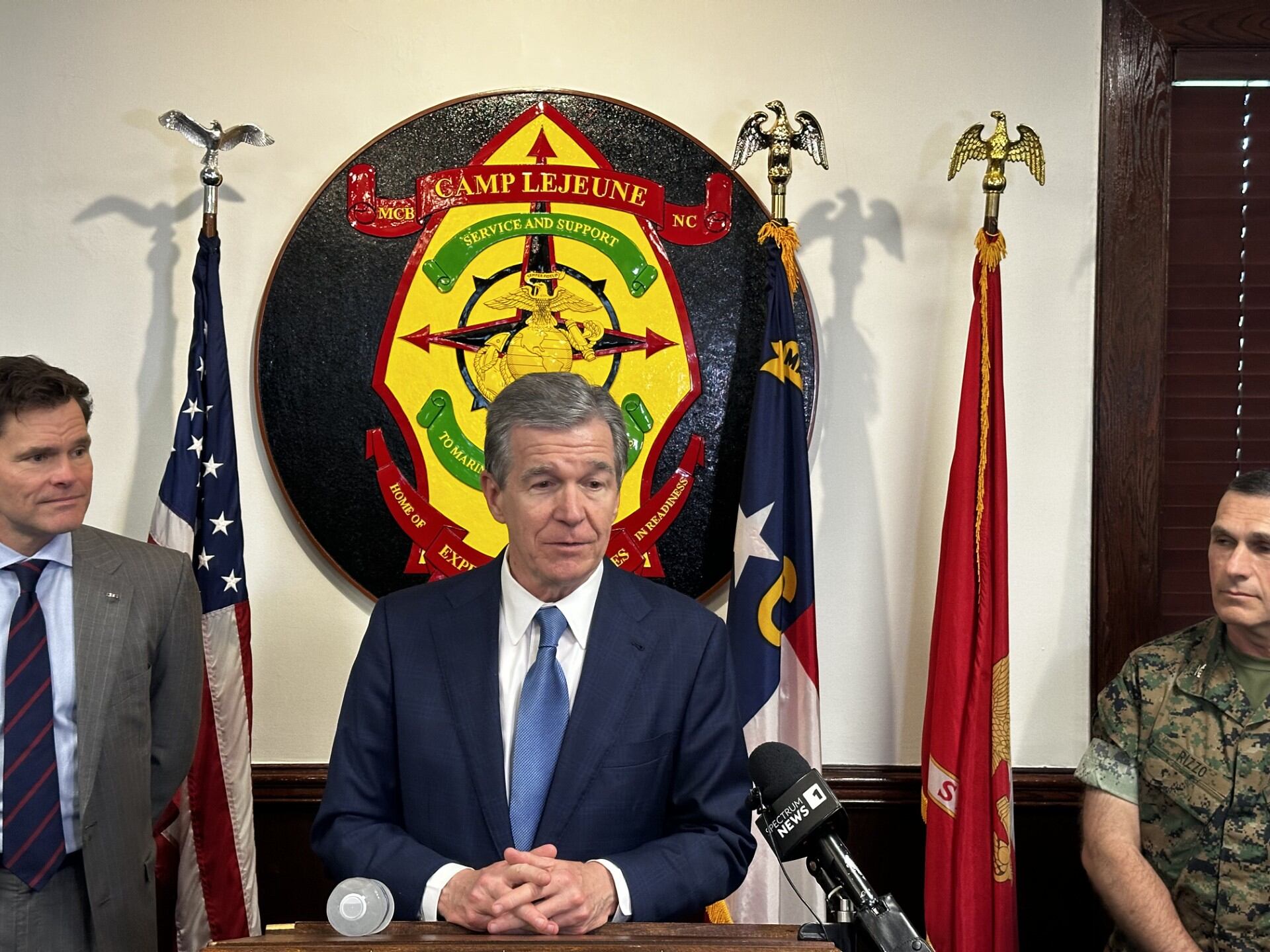 Governor Cooper visits Camp Lejeune - Vimarsana News